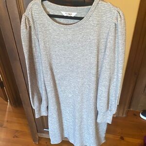 BB Dakota by Steve Madden Gray Long Sleeve Dress